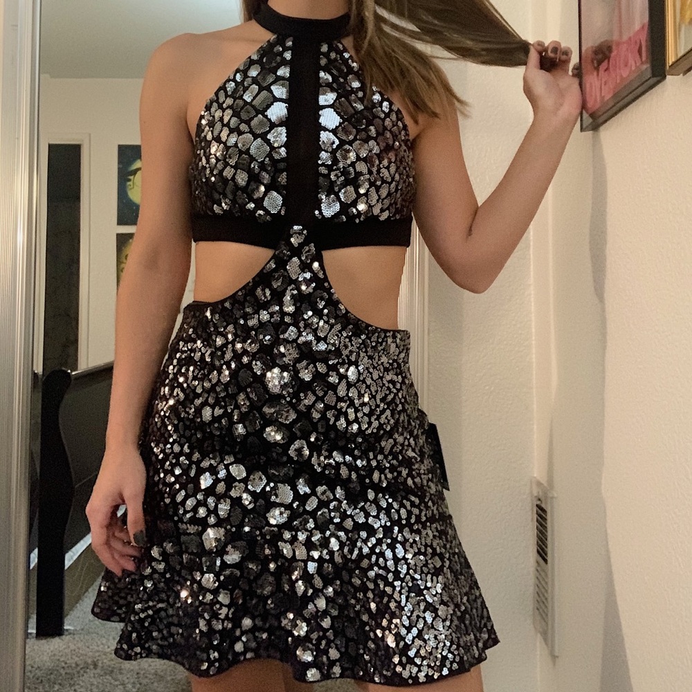 Brand New (with tag) sequin Express dress